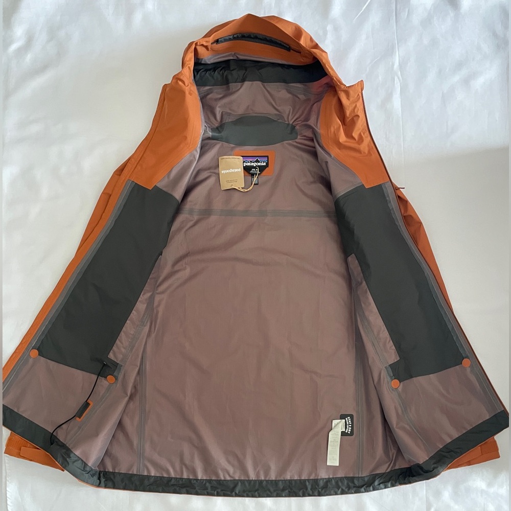 $230 Patagonia Men's Boulder Fork Rain Jacket Size XXL Robin Brown SP25 - Picture 6 of 12